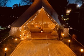 Our Deluxe 4 meter Bell tent - Boho Chic 