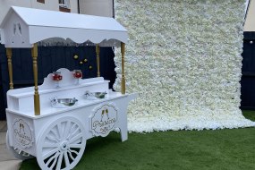 Prosecco cart complete with 40 glasses 