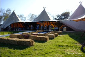 3 Big Hat Tipis linked 