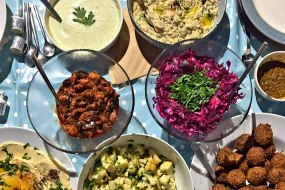 Falafel Baffle and More Greek Catering Profile 1