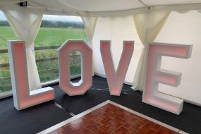 Memory Lane Events Hire  Light Up Letter Hire Profile 1