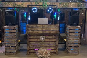 Rustic booth 