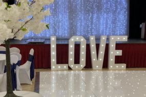 Lighting Essex Dancefloors  Light Up Letter Hire Profile 1