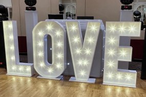 Welsh Elegance Light Up Letter Hire Profile 1