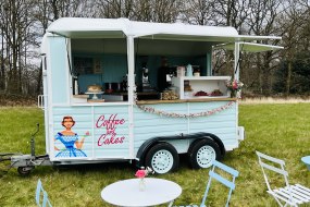 Vintage mobile coffee bar