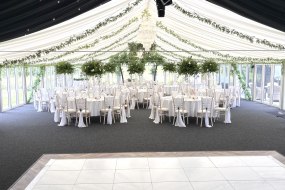 Marquee wedding styling