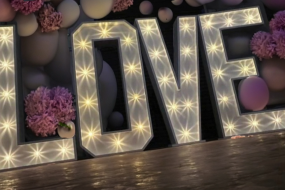 A&M Party Hire Light Up Letter Hire Profile 1