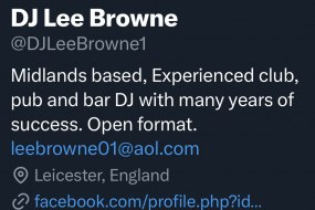 Dj Lee Browne  Bands and DJs Profile 1