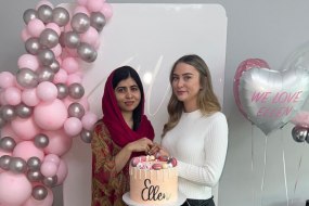 Malala and her friend Ellen