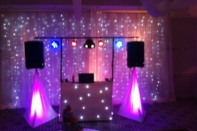 Mobile Disco Wedding DJ Set Up www.soundofmusicmobiledisco.com