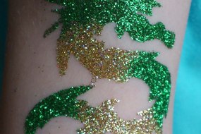 Glitter Tattoos. Body Art Hire Profile 1