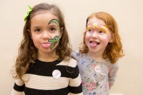 Crocodile face paint