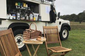 All set up for post wedding day breakfast service, Norfolk