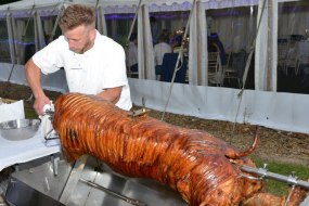 Suffolk free range pork hog roast