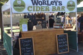 Worley's Cider Bar, Somerset Cider, Event Bars