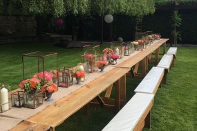 Wooden Bench Hire Company Event Styling Profile 1