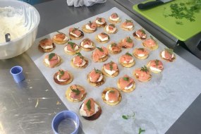 Smoked Salmon & Creme Fraiche Blinis