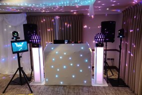 Wedding DJ set up