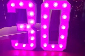 Rascals Entertainment  Light Up Letter Hire Profile 1