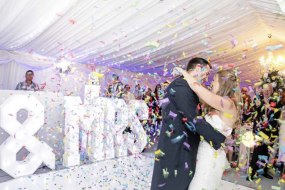 First Dance with Confetti Shower