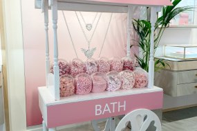 Branded Sweet Cart for Pandora Bath Store Reopening