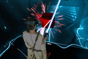 Jedi Plays Beat Saber VR