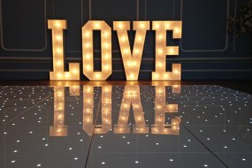 Essex Letter Lights Dance Floor Hire Profile 1