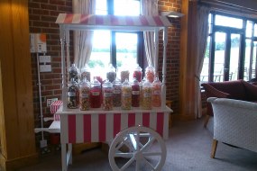 Pink and White Candy Cart  Fun Food Hire Profile 1