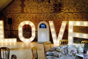 Trez Entertainment Light Up Letter Hire Profile 1