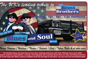 The All New Blues and Soul Revue Tribute Acts Profile 1