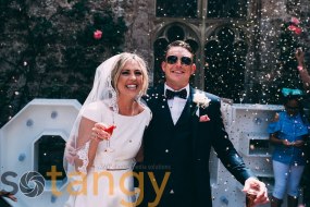 Summer wedding at Lympne Castle , Kent 