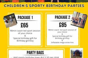 SB Sports Coaching Sports Parties Profile 1