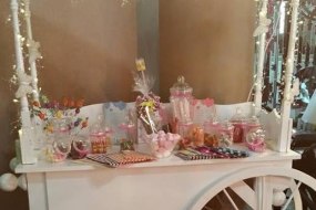 Wedding candy cart