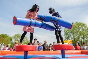 Bouncers Bouncy Castle Hire Gladiator Duel Hire Profile 1