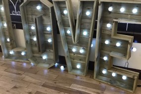 Blossoms Venue Decor Light Up Letter Hire Profile 1