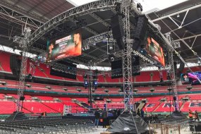 Sporting Event at Wembley Stadium