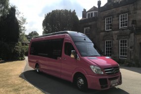 Pink Passenger Minibus Hire Profile 1