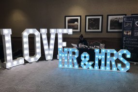 Elite LED Letters  Light Up Letter Hire Profile 1