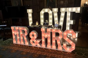 Elite LED Letters  Wedding Accessory Hire Profile 1