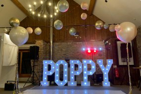 Pristine Events Light Up Letter Hire Profile 1