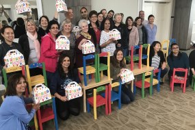 Sit & Celebrate! Tables, chairs and birthday boxes