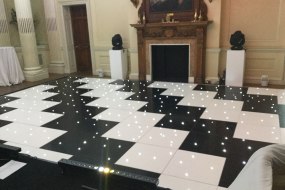 Black and White Led Floor