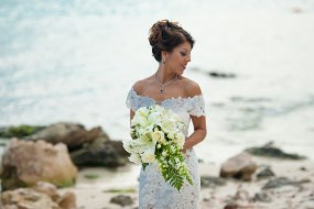 Mexico beach wedding