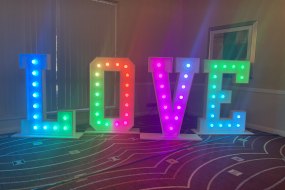 Top notch entertainers  Light Up Letter Hire Profile 1