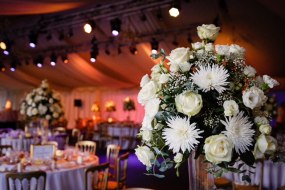 Full wedding day production including lighting, sound and decor design