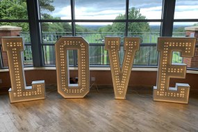 D&D Event Supplies Light Up Letter Hire Profile 1