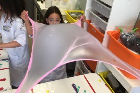 BubbleMania at our Slimetastic Mrs Snuggles Slime Lab