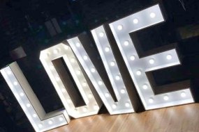 Stevie Robb entertainments  Light Up Letter Hire Profile 1