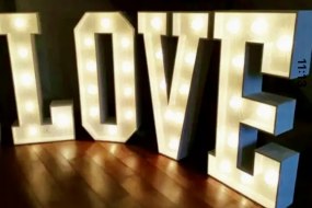 A Sweet Celebration  Light Up Letter Hire Profile 1