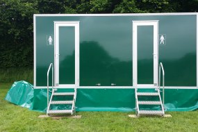 A FIRST CLASS FLUSH Portable Toilet Hire Profile 1